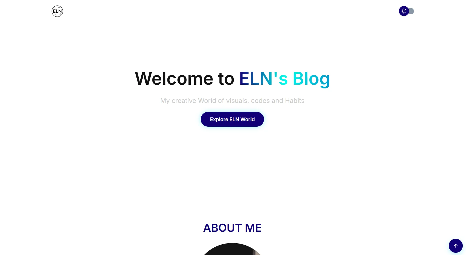 Blog Screenshot