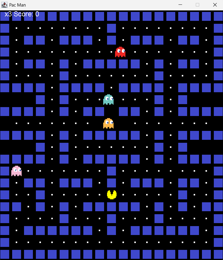 Pac-Man Java Game Screenshot