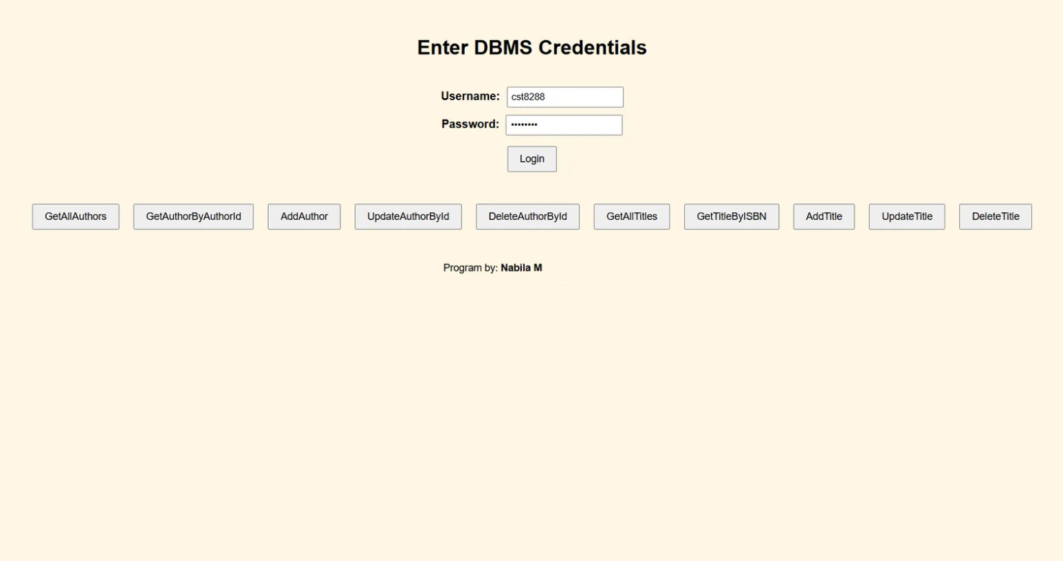 BookRegistryApp Screenshot