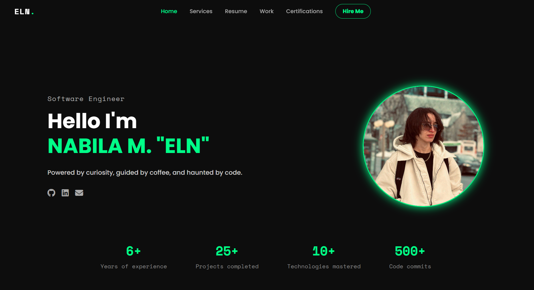 ELN Portfolio Website
